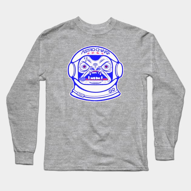 Astro Chimp is up to the task! Long Sleeve T-Shirt by astr0_ch1mp